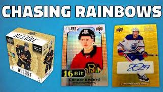 Rookie Jersey Auto /75! 2023-24 Upper Deck Allure Hockey Hobby Box Break