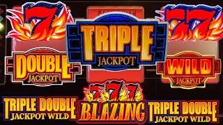 Blazing 777 Triple Double Jackpot Wild Casino 3 Reel Slot