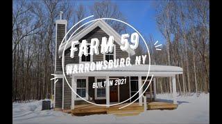 Farmhouse 59 in Narrowsburg, Sullivan Catskills, NY. Designed & built by The Catskill Farms