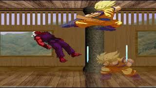 Super Saiyan Goku vs Shin Akuma HD 1080p 60fps