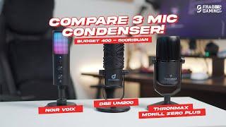 3 RAJA MIC CONDENSER 400-500 ribuan! Thronmax Mdrill Zero M4 Plus - Noir Voix - DBE UM200