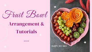 Fruit Platter Tutorials An Easy & Beautiful way to serve fruits #fruitcutting