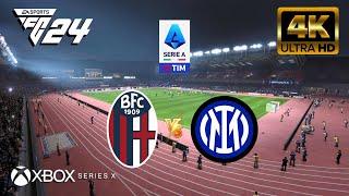 EA FC 24 - Bologna vs Inter | Seria A Italiana 23/24 | Next Gen - Series X [4K 60FPS]