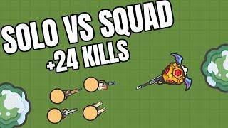 Zombs Royale | Solo VS Squads +24 Kills!