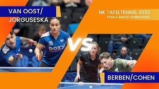 NK Tafeltennis 2023: Finale mixed dubbel