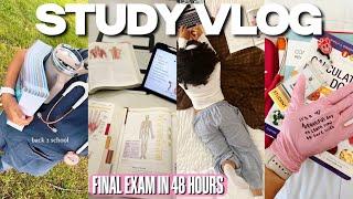 Study Vlog⭐️Top Tips for Nursing School Exams + Preparing for Finals