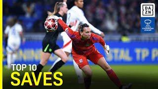 DAZN's Top 10 Saves From Matchday 6 Of The 2024-25 UEFA Women's Champions League