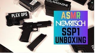 [ASMR??] Novritsch SSP1 Unboxing Airsoft CO2 Gas Blowback Pistol | 100 Subscriber Special
