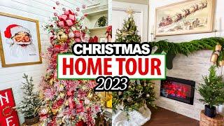 Decorate for Christmas with me!  Christmas Home Tour 2023