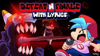 Defeat & Finale WITH LYRICS By RecD (Impostor V4/Among Us) - Friday Night Funkin' THE MUSICAL