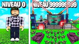 MA BASE MILITAIRE NIVEAU 999,999,999 DANS ROBLOX !