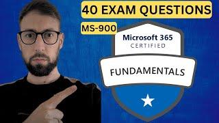 Microsoft 365 Fundamentals MS-900. 40 Real Exam Questions