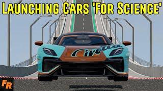 Launching Cars 'For Science' - BeamNG Drive