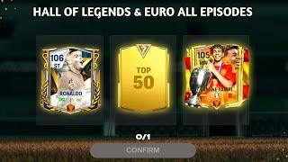 Funny FC Mobile Pack Opening Hall of legends & Euro All Episodes