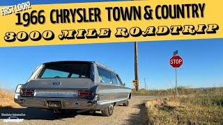 1966 Chrysler Town and Country Station Wagon! Cross Country Road Trip! Route 66! Obsolete Automotive