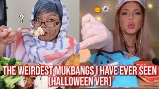 the WEIRDEST mukbangs i have ever seen (halloween costume ver.)