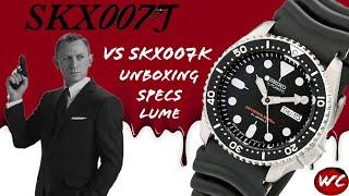 Seiko SKX007J vs SKX007K, Unboxing, and Specs (SKX007, SKX009)
