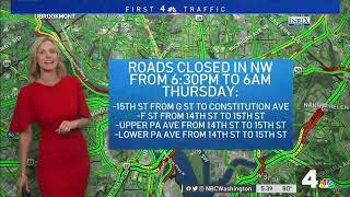 Movie Production in Downtown DC Closes Roads | NBC Washington