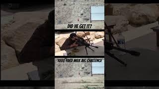 One Shot, One Jug? ‍️ Nate’s 1000-Yard Milk Jug Mystery #longrangeshooting #milkjugchallenge