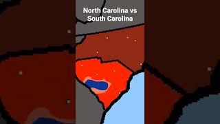 NorthbCarolina vs South Carolina war scenario