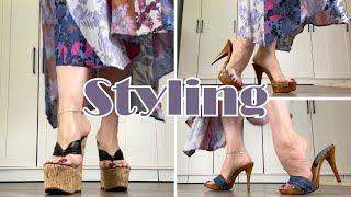 Styling a Boho Dress For Spring 2024 with 8 Pairs of Shoes