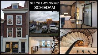 Te koop: Nieuwe Haven 59 a+b Schiedam, prachtig grachtenpand