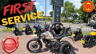 Royal Enfield Himalayan 450 | First Service & Tyre Upgrade: Behind the Scenes