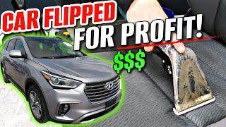 How To Flip Cars For Profit $$$ | Hyundai Car Flip Restoration Car Detailing
