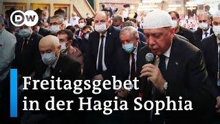 Hagia Sophia: Erdogan nimmt an Freitagsgebet teil | DW News