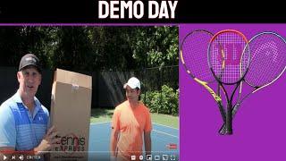 How to Pick a Tennis Racket with Tennis Express EP 2. (Demo Day) 