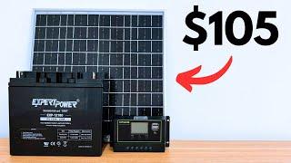 Ultra-Budget Solar Panel Setup - What Can It Power?