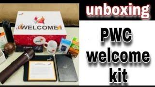 PWC welcome Kit...