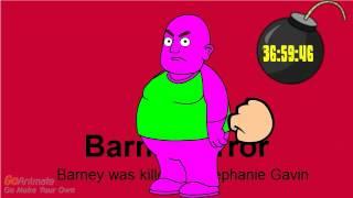 Caillou Gets A Barney Error And Gets Grounded