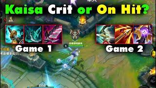 Kaisa Wild Rift | Build Crit and Build On Hit, Which build is strongest for Kaisa in Sovereign rank?