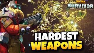 Hardest Weapon Masteries on Hazard 5! Shredder + HE Grenade | Deep Rock Galactic: Survivor