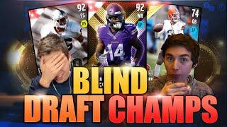 THE GLITCH PLAY!! BLIND DRAFT & PLAY! MADDEN 16 DRAFT CHAMPIONS VS LOSTNUNBOUND