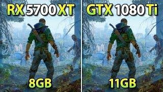 RX 5700 XT vs GTX 1080 Ti - Test in 8 Games + FSR 3.1 Frame Generation