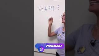 PORCENTAGEM - DICA RÁPIDA \Prof. Gis/ #Shorts