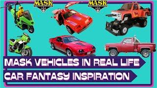 MASK (Kenner) Action Figure Line Vehicle Inspiration | MASK Car Real Life Counterpart Comparison