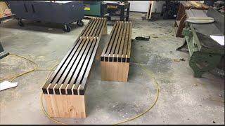 DIY How to make Benches out of 2x4 Base / Legs part one