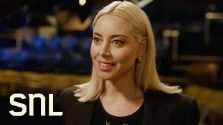 Aubrey Plaza Shows Off Her Impersonation Skills to Chloe Fineman - SNL