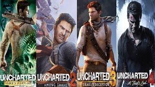 Uncharted: The Complete Saga Movie (A Thief's End, Among Thieves, Drake's Deception)