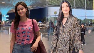 Ananya Pandey And Shuruti Hasan Spotted At Airport