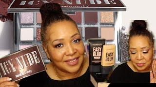 New Huda Icy Nude Eye Shadow, Easy Blur Foundation , Primer &  Banana Bread Setting Power | REVIEW