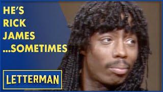 Rick James On His Onstage Vs. Offstage Persona | Letterman