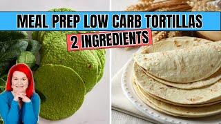 LOWER Blood Sugar & DROP Pounds with These 2 Low Carb Tortilla Recipes | 2 INGREDIENTS ONLY