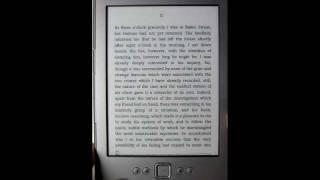 Amazon Kindle (4th gen) Demo - Page Refresh Off