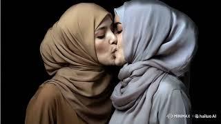 hijab lesbian kissing | muslim Lesbian kiss | lesbian kissing | girls kissing | lesbian