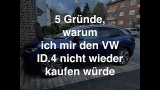 5 Gründe, warum ich den VW ID.4 nicht wieder kaufen würde -zumindest kein Exemplar der ersten Serie!