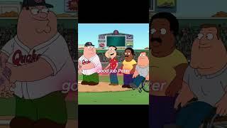 Peter throws the first pitch in baseball _ Victory lap || Family Guy || les griffin